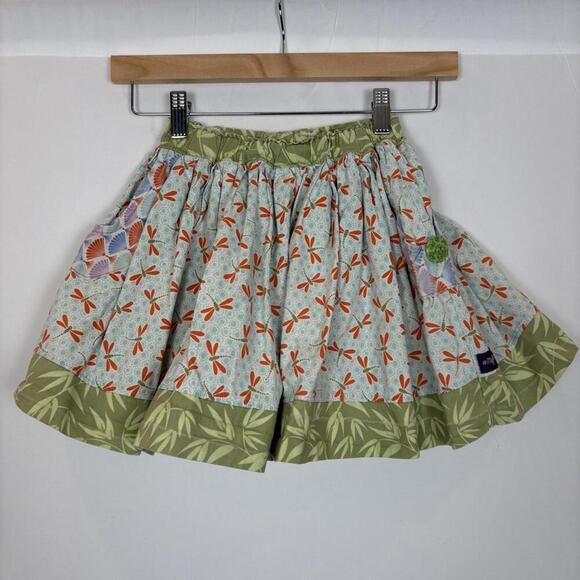 My Amia Kids Patchwork Multi Patterned Skirt Size: 4T - Picture 2 of 7